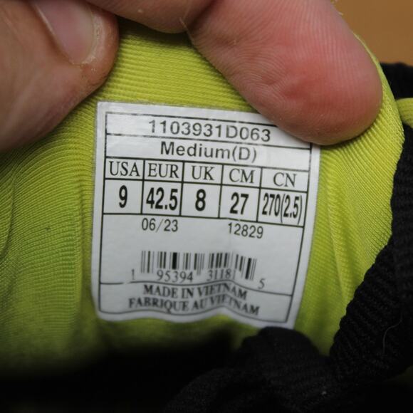 Brooks Shoes Mens 9 Ghost 15 Running Sneakers Black Yellow Comfort Athleisure - Picture 11 of 12